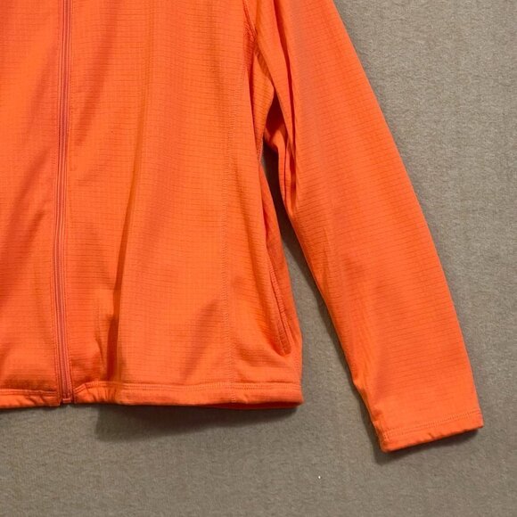 IZod PerformZ Jacket Women's XL Orange Zipper Pockets Long Sleeves - Picture 4 of 12